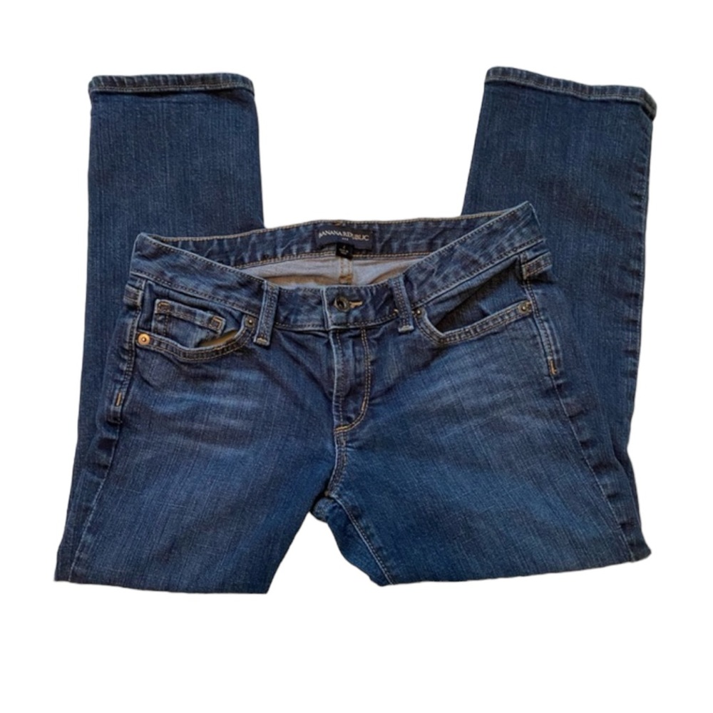 Banana Republic Blue Ankle & Cropped Jeans